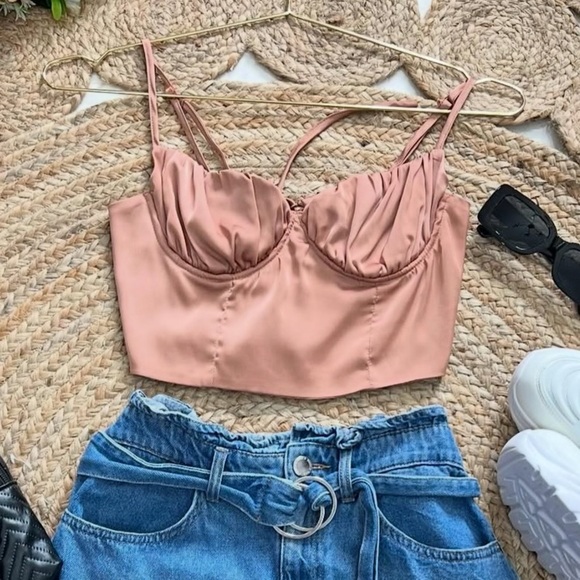 Kendall & Kylie Pink Ruffle Blouse - Picture 1 of 6